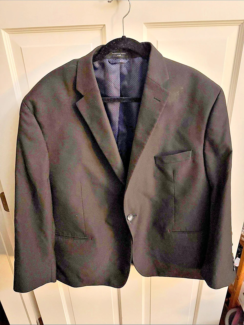 Shaquille O'Neal XLG Stretch Suit Jacket Blazer in Black XL